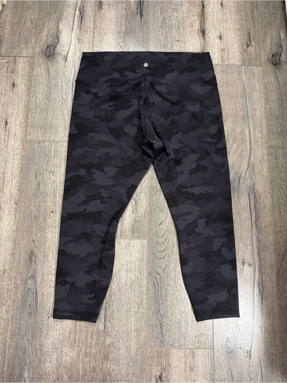 lululemon athletica Black Camo Mid-Rise Leggings
